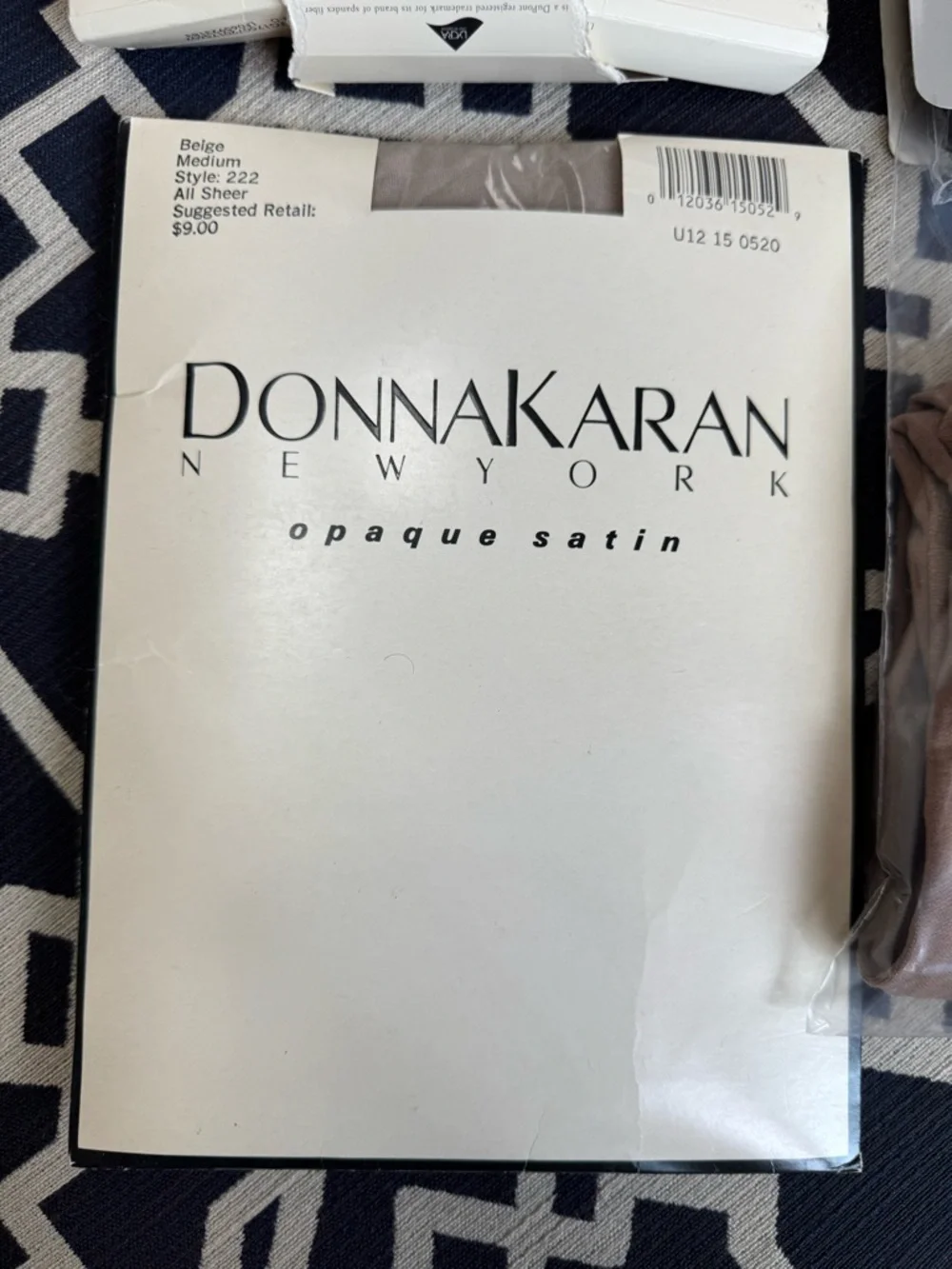 4 pairs Tights Bundle Donna Karan Christian Dior Calvin Klein Medium B Size 3